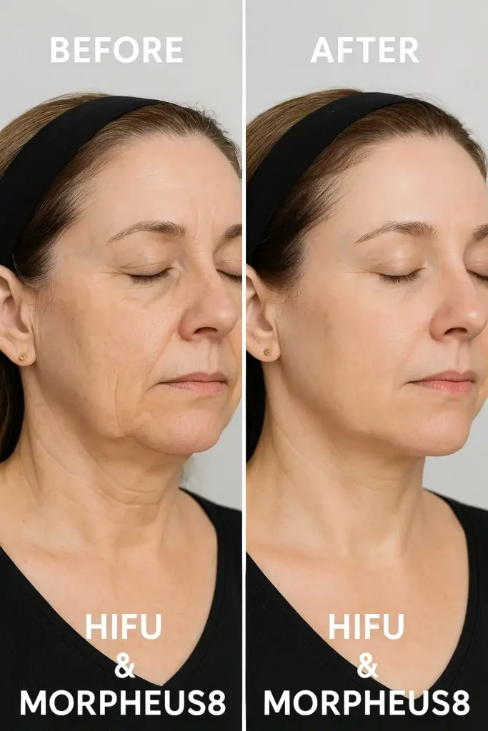 HIFU & Morpheus8 treatment results Wigan - book in today!