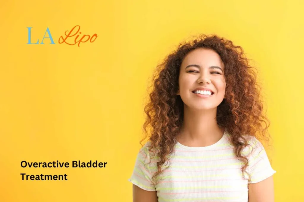 woman smiling about overactive bladder treatment Wigan solutions